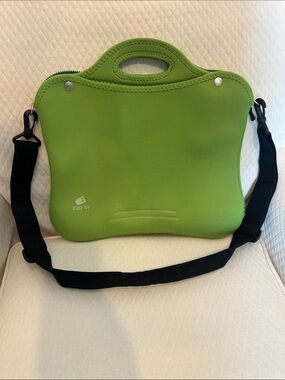 Built NY Green Neoprene Laptop Sleeve with Detachable Strap